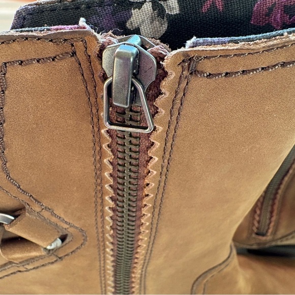 Teva Foxy Mid Boot waterproof Brown leather nubuck leather side zip 10 - Picture 12 of 15